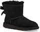 Lookbook (PS) UGG Mini Bailey Bow II Boots Hitam Lelaki Dewasa Muda 1017397K-BLK
