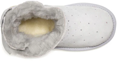 Purchase (PS) UGG Mini Bailey Bow II Starry Lite ''Grau Weiß'' 1107150K-GRV