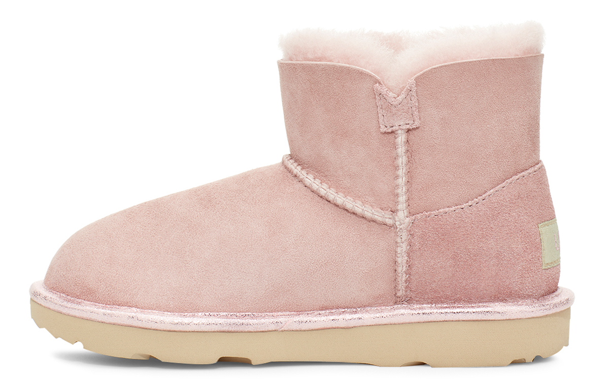 (Preschool) UGG Mini Bailey Button II Star (Big ) Pink 1107969K-PCRY