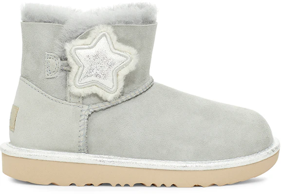 (Preschool) UGG Mini Bailey Button II Star (Big ) Grey/Purple 1107969K-GVT Order (Preschool) UGG Mini Bailey Button II Star (Big ) Grey/Purple 1107969K-GVT