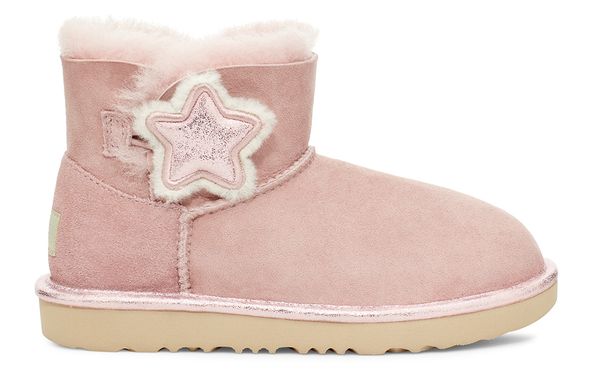 Order (PS) UGG Mini Bailey Button II Star (Big) Merah Jambu. 1107969K-PCRY