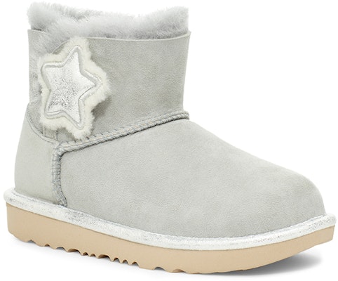 (PS) UGGミニベイリーボタンIIスター (ビッグ) グレー/パープル 1107969K-GVT Lookbook (PS) UGGミニベイリーボタンIIスター (ビッグ) グレー/パープル 1107969K-GVT
