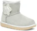 Lookbook (Preschool) UGG Mini Bailey Button II Star (Big ) Grey/Purple 1107969K-GVT