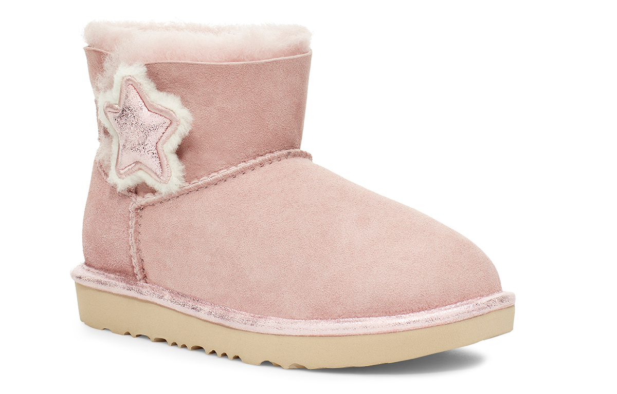 Lookbook (PS) UGG Mini Bailey Button II Star (Big) Merah Jambu. 1107969K-PCRY