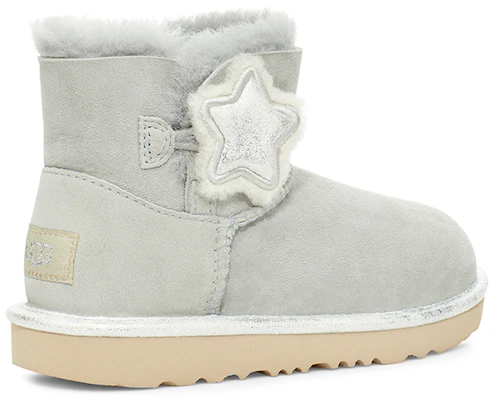 (Preschool) UGG Mini Bailey Button II Star (Big ) Grey/Purple 1107969K-GVT Shop (Preschool) UGG Mini Bailey Button II Star (Big ) Grey/Purple 1107969K-GVT