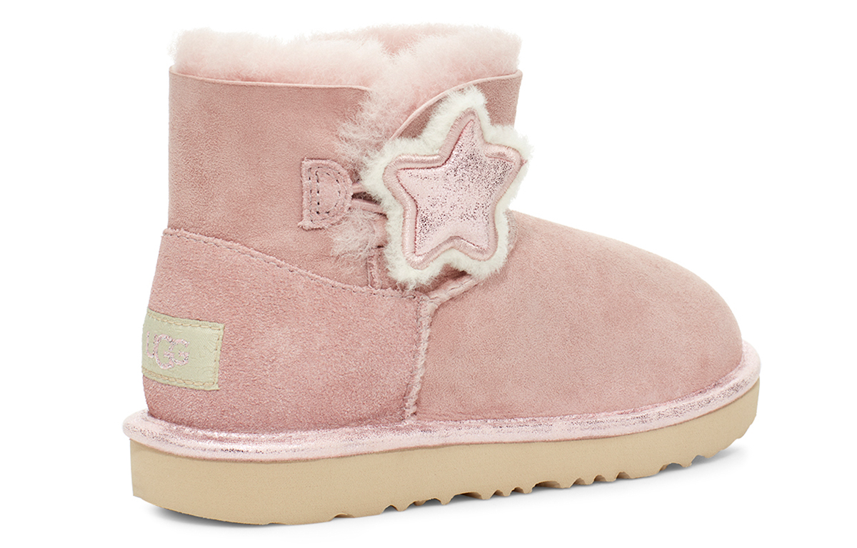 Shop (PS) UGG Mini Bailey Button II Star (Big) Merah Jambu. 1107969K-PCRY