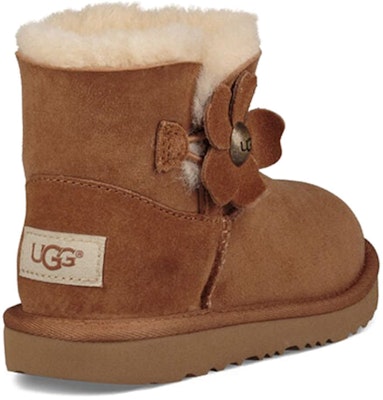 (Preschool) UGG Mini Bailey Button Poppy 'Chestnut Brown' 1092387K-CHE Shop (Preschool) UGG Mini Bailey Button Poppy 'Chestnut Brown' 1092387K-CHE