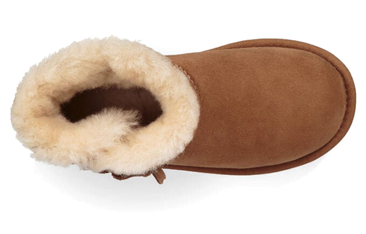Purchase (PS) UGG Mini Bailey Button Poppy 'Coklat Berangan' 1092387K-CHE