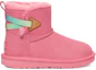 Order 大童 UGG Bailey Flex 戶外舒適 短中筒 雪地靴 玫瑰粉色