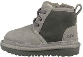 (Preschool) UGG Neumel II Fleece Lined Gray 1017320T-CHRC (Preschool) UGG Neumel II Fleece Lined Gray 1017320T-CHRC