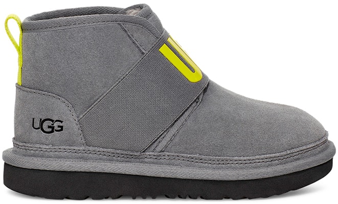 大童 UGG Neumel 雙層牛皮 加絨舒適保暖 高筒 雪地靴 灰色 Order 大童 UGG Neumel 雙層牛皮 加絨舒適保暖 高筒 雪地靴 灰色