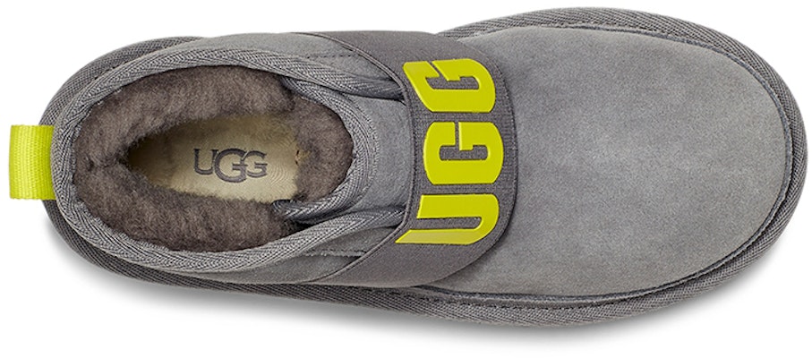 大童 UGG Neumel 雙層牛皮 加絨舒適保暖 高筒 雪地靴 灰色 Purchase 大童 UGG Neumel 雙層牛皮 加絨舒適保暖 高筒 雪地靴 灰色