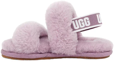 (Preschool) UGG Oh Yeah 'Lavender Fluffy Open-Toe' 1116636T-SHAD (Preschool) UGG Oh Yeah 'Lavender Fluffy Open-Toe' 1116636T-SHAD