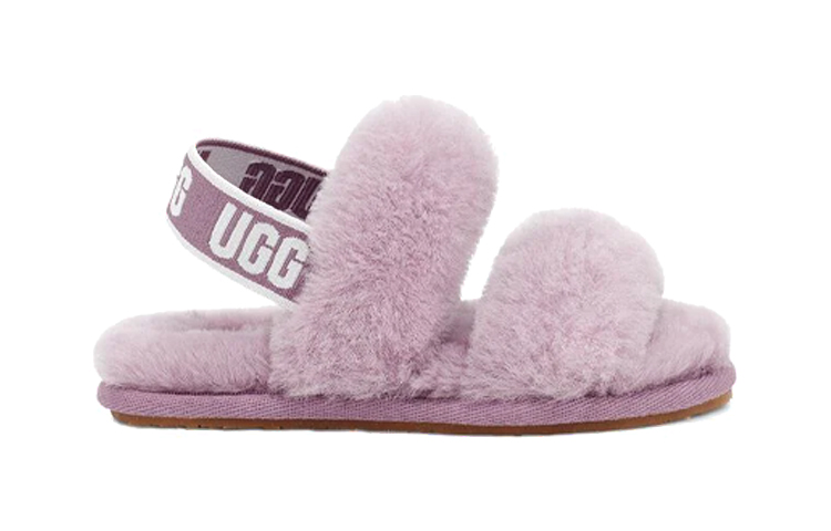 Order (PS) UGG Oh Yeah 'Lavender Berbulu Terbuka' 1116636T-SHAD