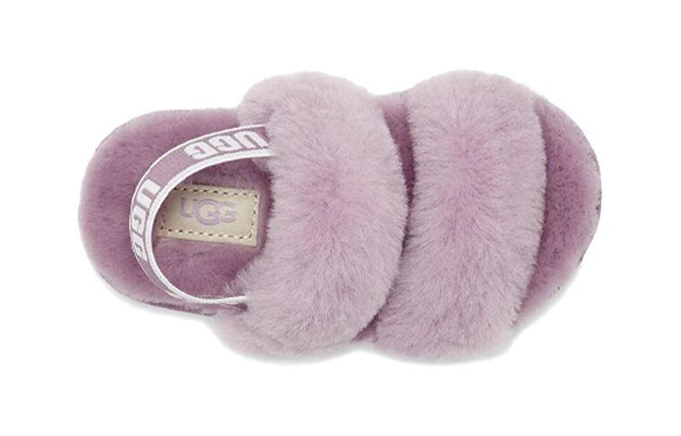 Shop (PS) UGG Oh Yeah 'Lavender Berbulu Terbuka' 1116636T-SHAD
