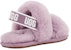 (PS) UGG Oh Yeah 'Lavender Berbulu Terbuka' 1116636T-SHAD