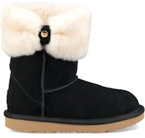 Order UGG Ramona Short II 英國風保暖雪地靴 大童 黑色