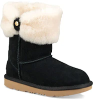 Lookbook UGG Ramona Short II 英國風保暖雪地靴 大童 黑色