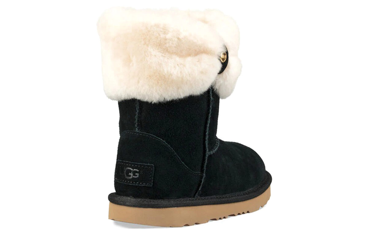 Shop (Preschool) UGG Ramona Short II 'Black British Warm' 1095178K-BLK