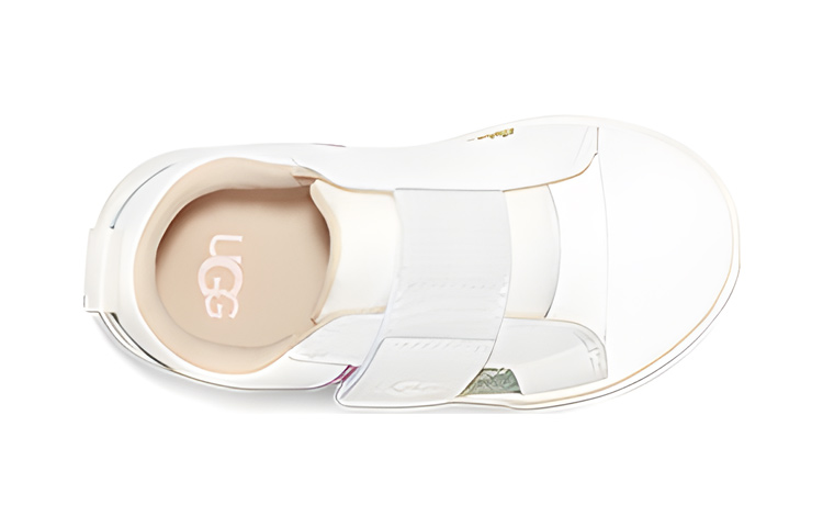 Lookbook (PS) UGG Rennon Low ''Wit Regenboog Pailletten'' 1124873T-WRGT