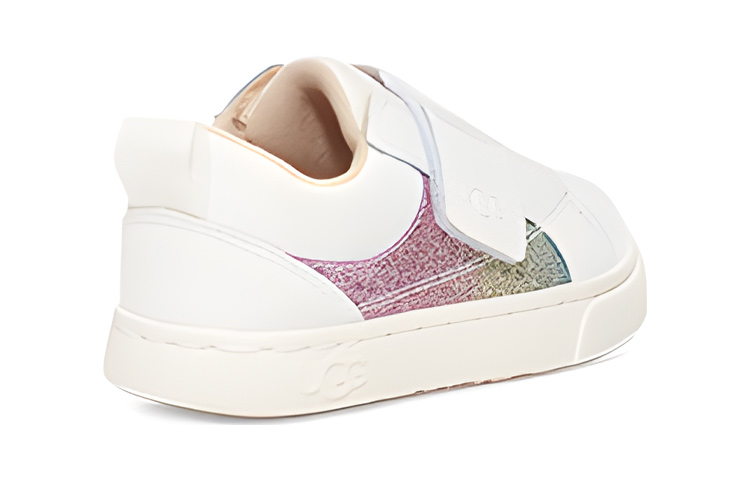 Shop (PS) UGG Rennon Low ''Wit Regenboog Pailletten'' 1124873T-WRGT