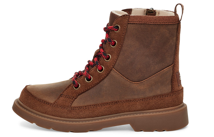 (Preschool) UGG Robley Fleece Lined Big Boys Brown 1112458K-WAL