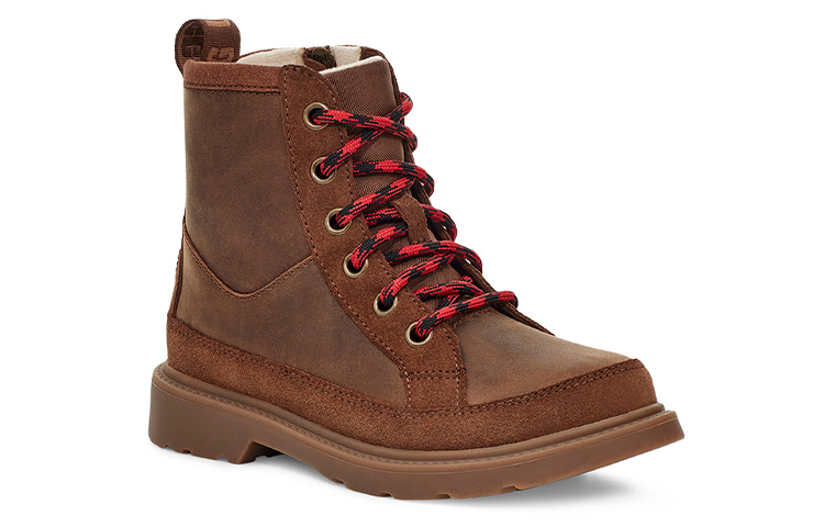 Order (Preschool) UGG Robley Fleece Lined Big Boys Brown 1112458K-WAL