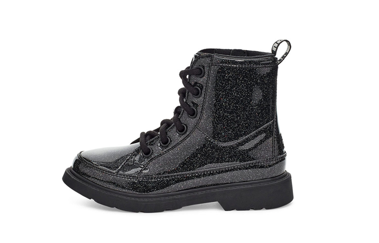 (Preschool) UGG Robley Glitter Fleece Lined Black 1116377T-BLK