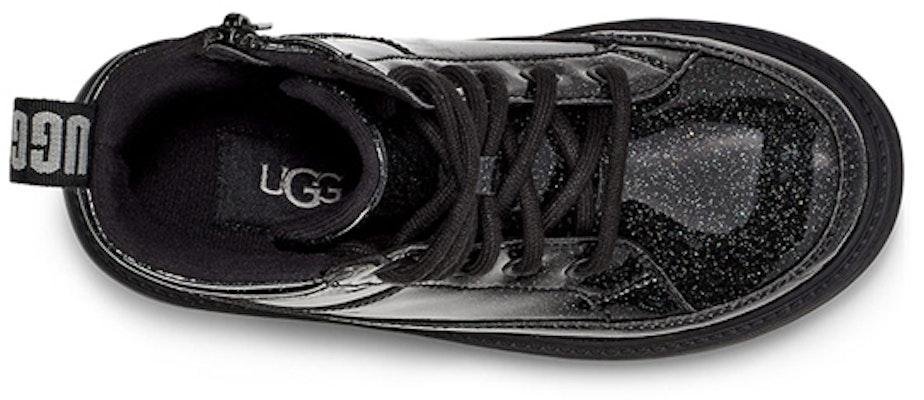幼童 UGG Robley 閃粉加絨拉鍊雪地靴 黑色 Purchase 幼童 UGG Robley 閃粉加絨拉鍊雪地靴 黑色