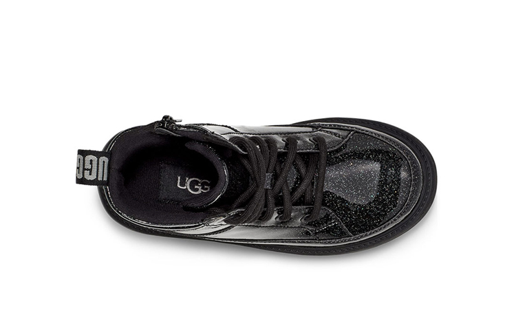 Purchase (Preschool) UGG Robley Glitter Fleece Lined Black 1116377T-BLK