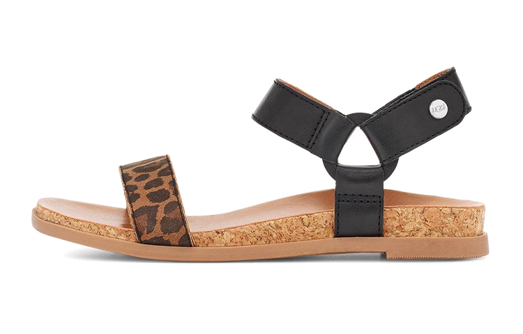 (Preschool) UGG Rynell Leopard Sandal 'Tan' 1117419K-TAN