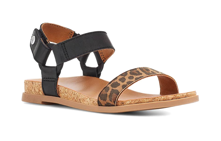 (PS) UGG Rynell Leopard Sandal 'Tan' 圖 3