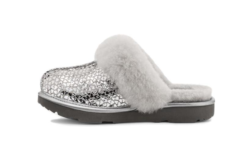 (Preschool) UGG Slip-On &#x27;Silver Suede&#x27; 1151615K-SLVR