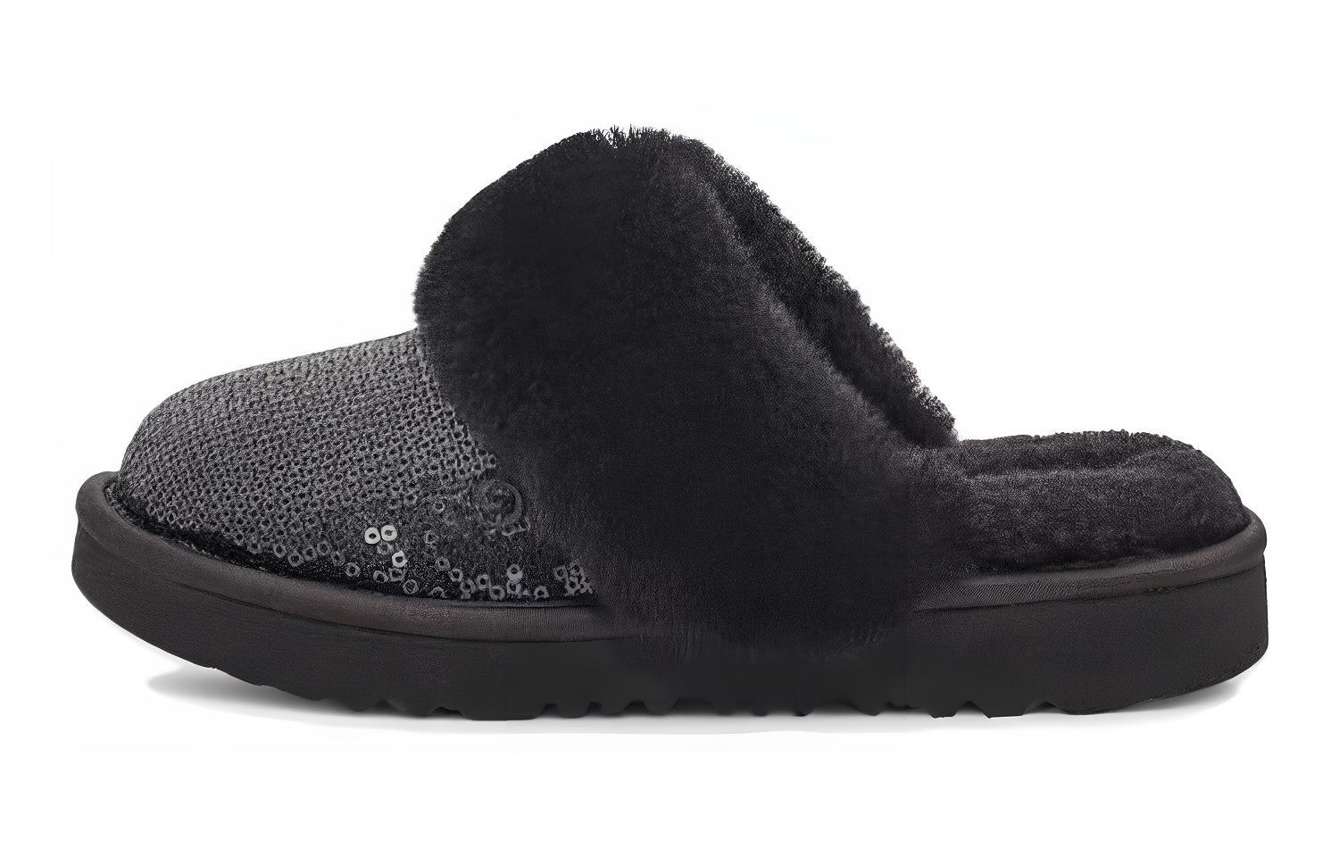 (Preschool) UGG Slipper 'Soft Comfort Warm Black' 1151772K-BLK