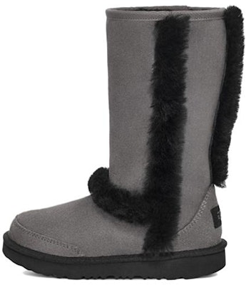(Preschool) UGG Sunburst Tall Boot Black 'Grey' 1143694K-GRB Buy (Preschool) UGG Sunburst Tall Boot Black 'Grey' 1143694K-GRB