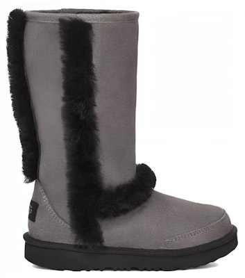 兒童 UGG 圓頭套筒 高筒 兒童靴子 灰色 Order 兒童 UGG 圓頭套筒 高筒 兒童靴子 灰色
