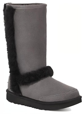 (Preschool) UGG Sunburst Tall Boot Black 'Grey' 1143694K-GRB Lookbook (Preschool) UGG Sunburst Tall Boot Black 'Grey' 1143694K-GRB