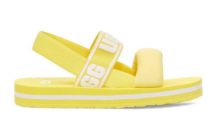 Order (Preschool) UGG Zuma Comfort Casual Sandals 'Lemon Yellow' 1112973K-LEMA