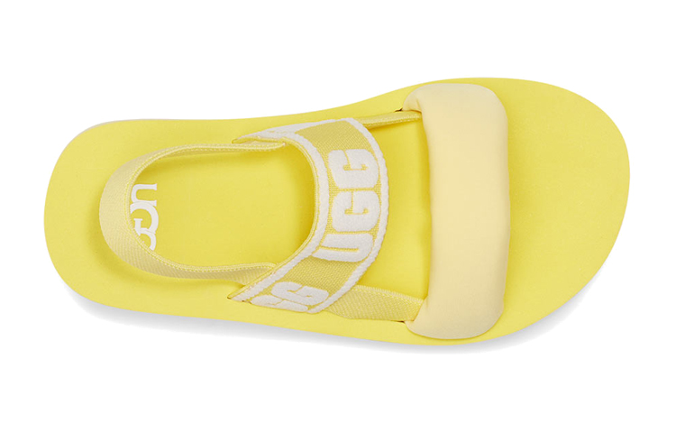 Shop (Preschool) UGG Zuma Comfort Casual Sandals 'Lemon Yellow' 1112973K-LEMA