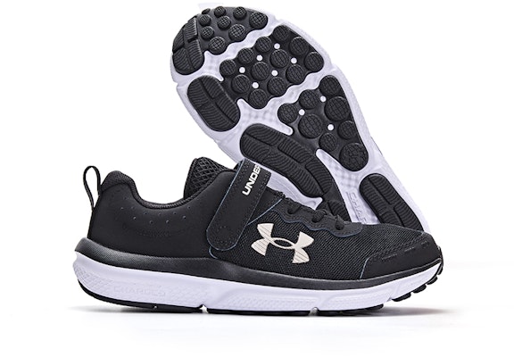 (Preschool) Under Armour Assert 10 AC 'Black Metallic Gold' 3026190-001 Shop (Preschool) Under Armour Assert 10 AC 'Black Metallic Gold' 3026190-001
