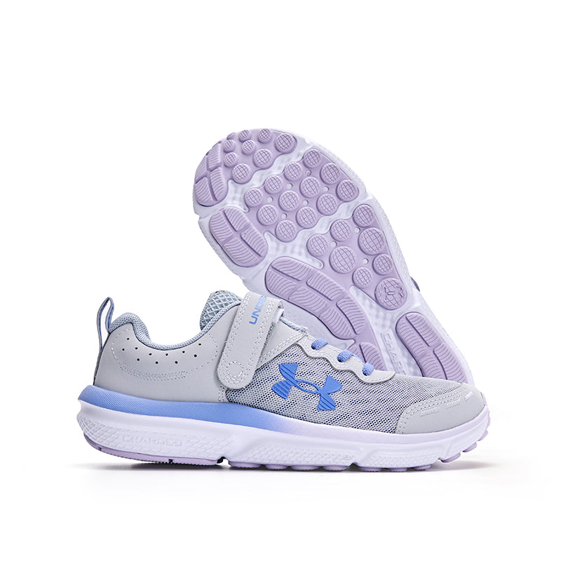 Shop (PS) 언더아머 어썰트 10 AC '모드 그레이 네뷸라 퍼플' 3026190-101