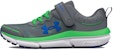 (PS) Under Armour Assert 10 AC Laser 'Pitch Grey Green Screen' Kelabu Hijau 3026787-100
