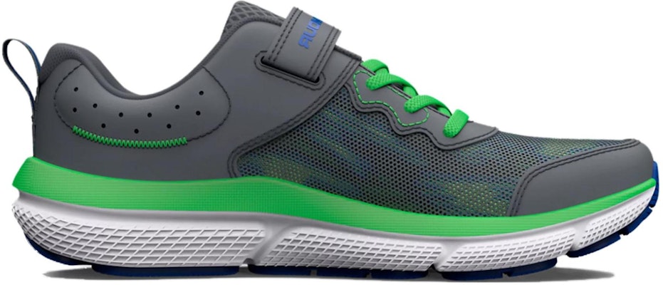 (Preschool) Under Armour Assert 10 AC Laser 'Pitch Grey Green Screen' 3026787-100 Order (Preschool) Under Armour Assert 10 AC Laser 'Pitch Grey Green Screen' 3026787-100