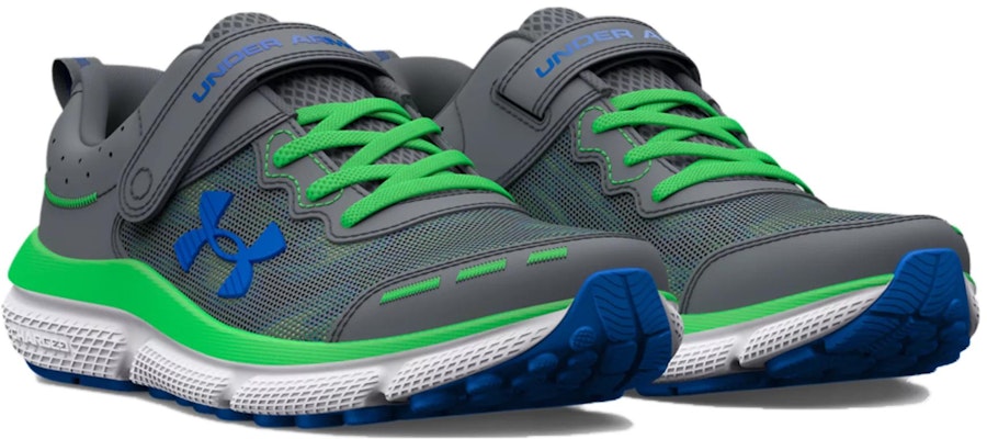 (Preschool) Under Armour Assert 10 AC Laser 'Pitch Grey Green Screen' 3026787-100 Lookbook (Preschool) Under Armour Assert 10 AC Laser 'Pitch Grey Green Screen' 3026787-100