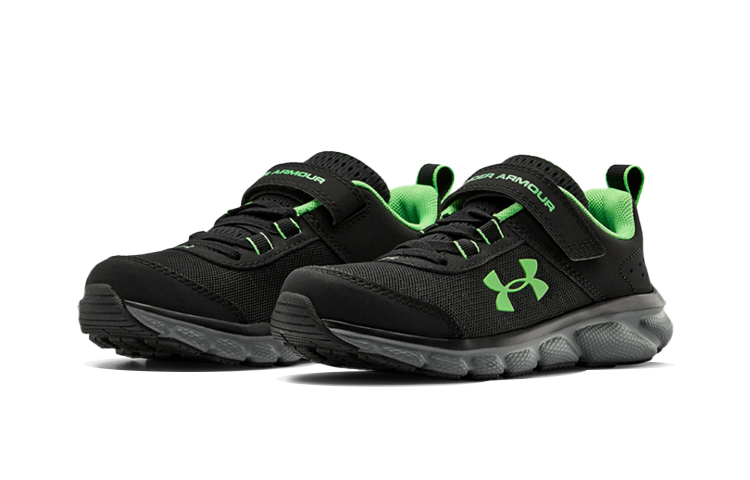 Lookbook (Preschool) Under Armour Assert 8 AC 'Black Green' 3022101-006