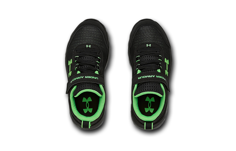 Shop (Preschool) Under Armour Assert 8 AC 'Black Green' 3022101-006