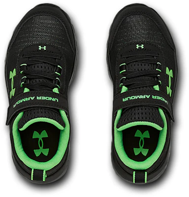 (Preschool) Under Armour Assert 8 AC 'Black Green' 3022101-006 Shop (Preschool) Under Armour Assert 8 AC 'Black Green' 3022101-006