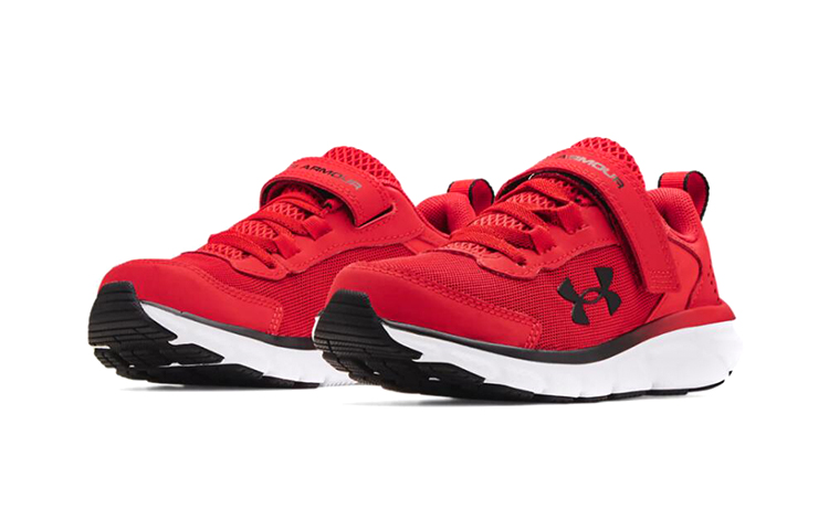 Lookbook (PS) 언더아머 어썰트 9 AC '레드 화이트' 3024635-600