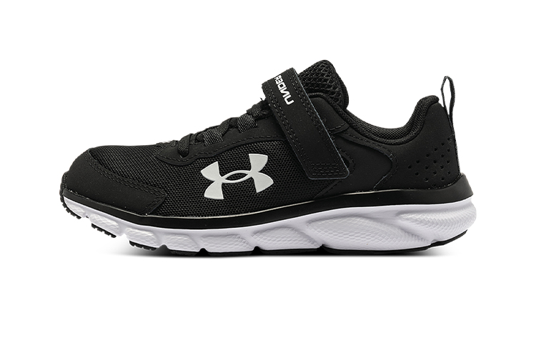 (Preschool) Under Armour Assert 9 AC Running Shoes 'Black White' 3025809-001