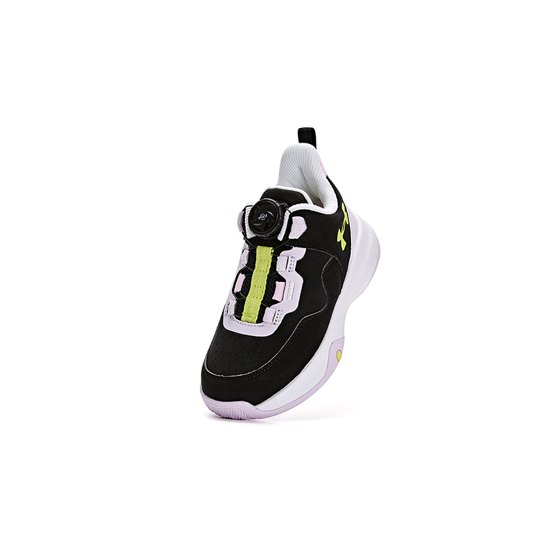 Order (Preschool) Under Armour Basketball Low 'Black' 2342202-575